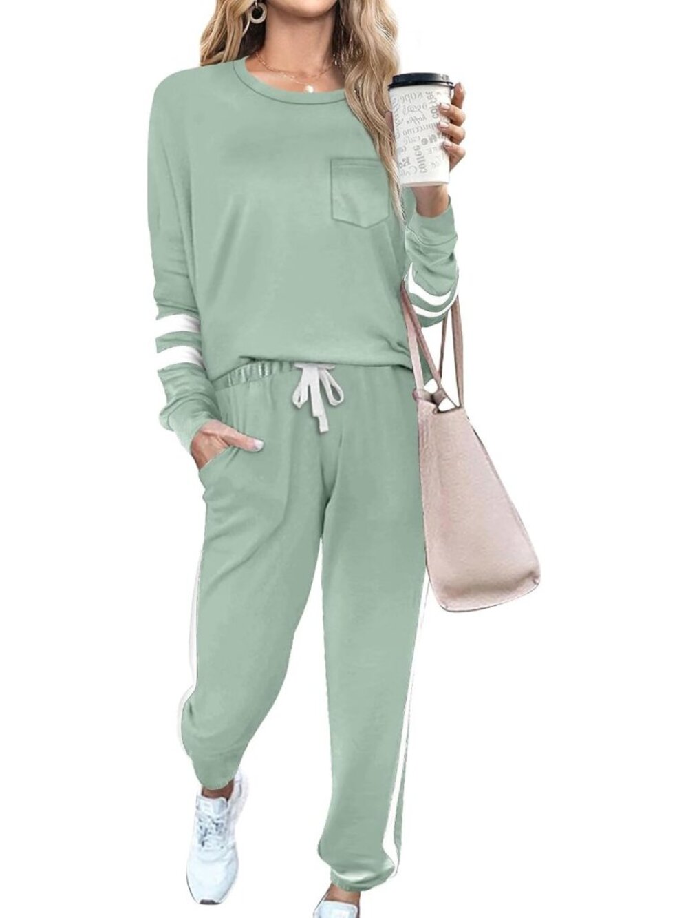 Cozy Women's 2-Piece Lounge Set | Comfy Sweatsuit for Fall Outfits